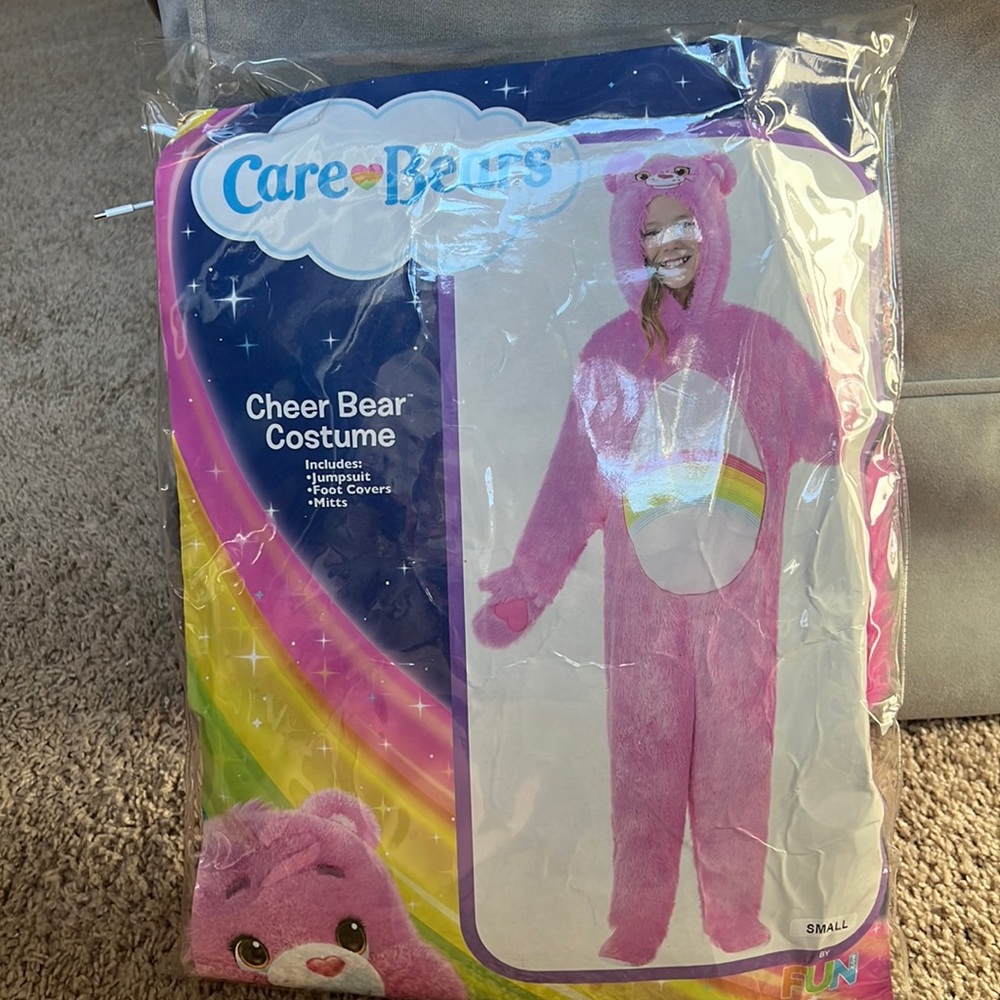 NWT never worn Care Bears Cheer Bear Costume Small youth